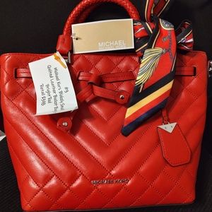 Michael Kors Small Bright Red Purse